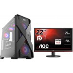 Venom Intel Core i3 10100 8GB 256GB SSD GTX1050Ti 22